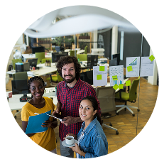 group-graphic-designers-interacting-with-each-other