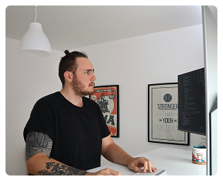 men using computer